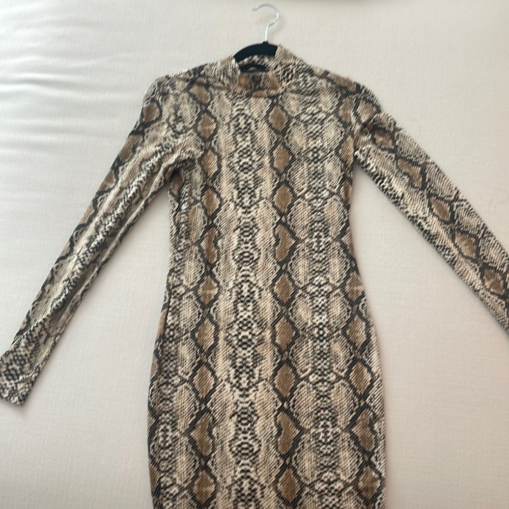 Snake skin dress
